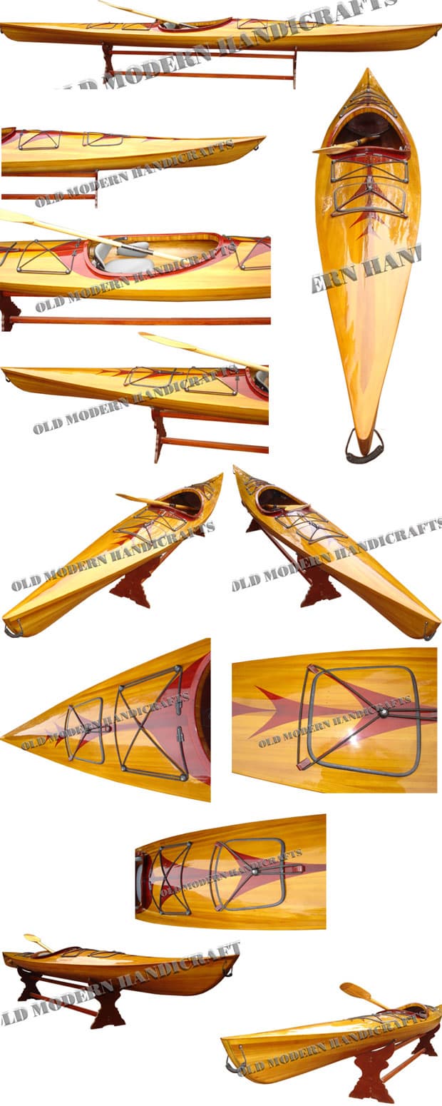 Kayak with arrows design 17 feet long